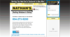 Desktop Screenshot of nathansroofrepairs.com